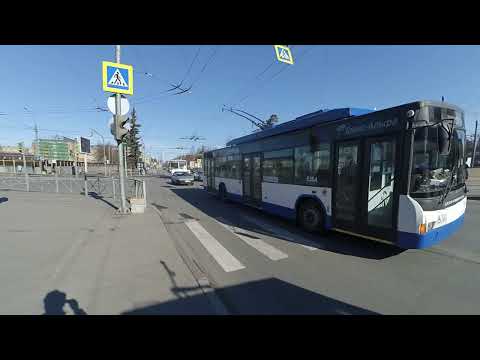 Видео: 5327 отдыхает, и троллейбус "5354 по 13" СПб 12-*: ВМЗ-5298.01 (ВМЗ-463) 5354 по №13 (20.04.22)