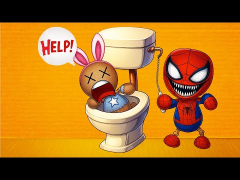 Видео: Туалет против приятеля-паука — Kick The Buddy