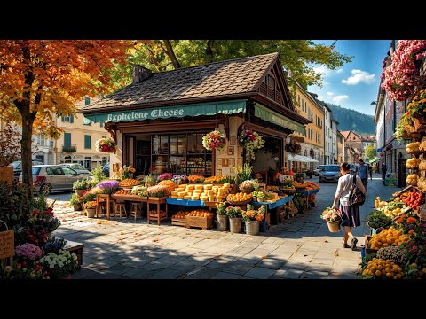 Видео: Впечатляющий утренний рынок в Цюрихе, Швейцария🇨🇭Пешеходная экскурсия в прекрасный солнечный день