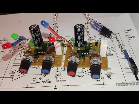 Видео: Бп из Kit набора 30 вольт с ограничением тока.
