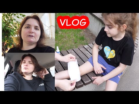 Видео: VLOG Опять разбила коленку