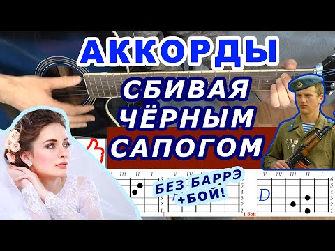 Видео: СБИВАЯ ЧЁРНЫМ САПОГОМ Аккорды ПЕТЛЮРА 🎸 ПЛАТЬЕ БЕЛОЕ ♪ Разбор песни на гитаре Без баррэ ♫ Армейская