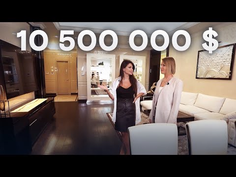 Видео: Квартира за 10,5 млн $ с отделкой от Fendi / Knightsbridge Private Park, Хамовники