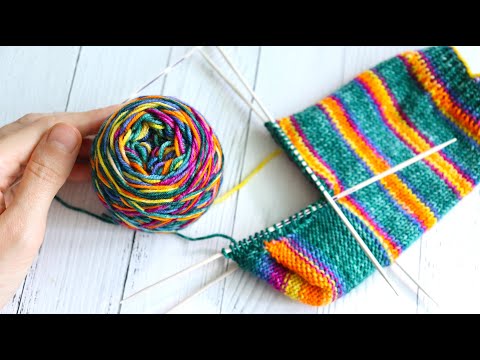 Видео: Как делать убавки после того, как связали пятку