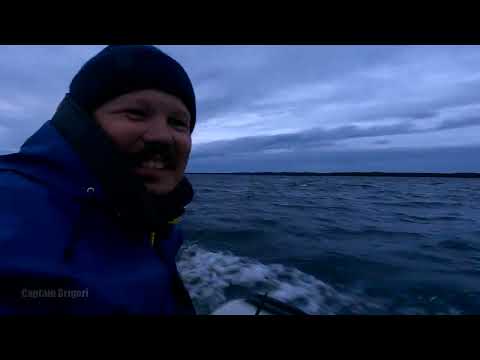 Видео: Ладожское озеро штормит , Lake Ladoga is stormy