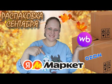 Видео: Распаковка сентября с ВБ, OZON и Я.Маркет