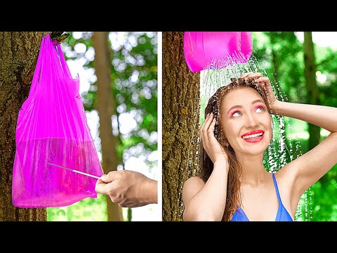 Видео: ЛАЙФХАКИ ДЛЯ ОТПУСКА! ☀️✈️ Умные поделки, идеи для путешествий и пляжного отдыха от 123 GO!