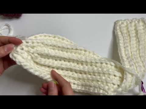 Видео: Шапка ушанка, самым простым способом. Вяжем крючком.