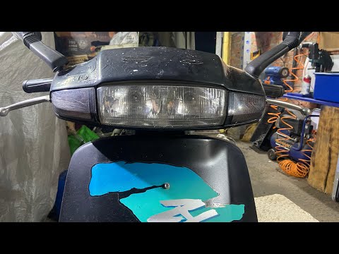 Видео: Тонкости ремонта HONDA LEAD 90. Обновка себе в гараж HONDA HF05E.