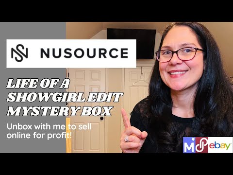 Видео: Распакуйте вместе со мной - NuSource Life of a Showgirl Edit Mystery Box - Перепродажа онлайн с ц...