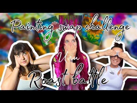 Видео: ART SWAP CHALLENGE! 🎨 ПРЕВЪРНА СЕ В ROAST BATTLE? 🎭