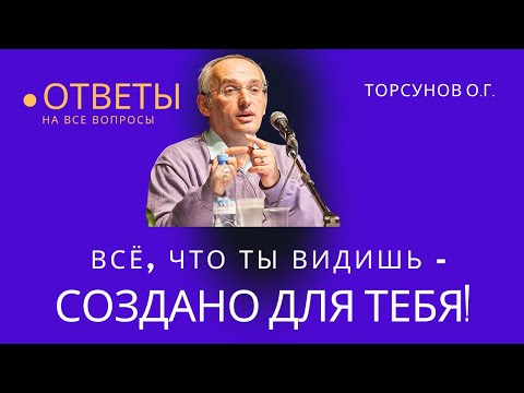 Видео: Всё, что ты видишь - создано для тебя! Торсунов лекции