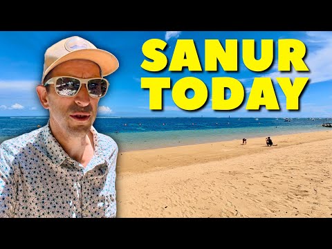 Видео: Мой отчет о пляже Санур: что нового, что изменилось и что будет дальше