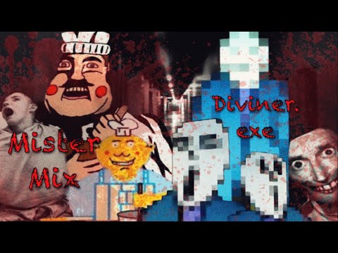 Видео: Самые криповые, жуткие, ненормальные игры! || Mister Mix\Diviner.exe ||