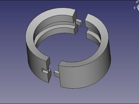 Видео: FreeCad Экономайзер шпули катушки