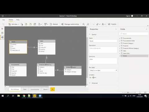 Видео: Курс по Power BI - 20. Однонаправленные и двунаправленные связи. Распространение контекста фильтра.
