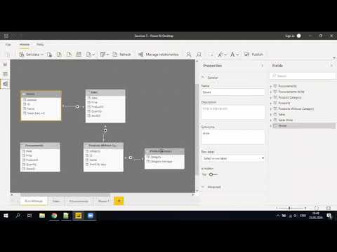 Видео: Курс по Power BI - 20. Однонаправленные и двунаправленные связи. Распространение контекста фильтра.