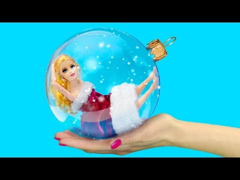 Видео: 14 новогодних лайфхаков для куклы Барби!