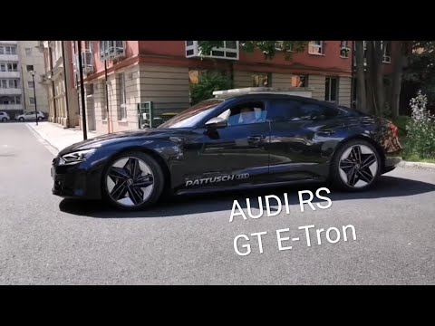Видео: AUDI RS E-Tron GT любительский тест-драйв в Германии