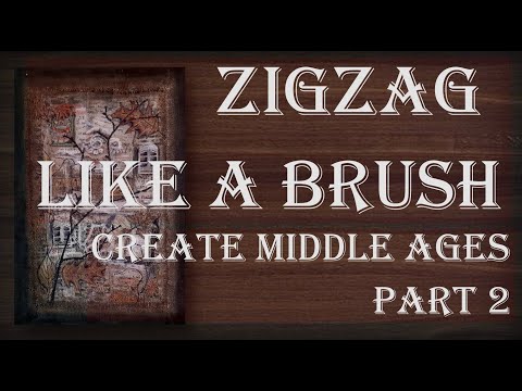 Видео: Making an antique in artquilt. Stitching. Part 2. Создаём старину в артквилте. Стёжка. ч. 2.