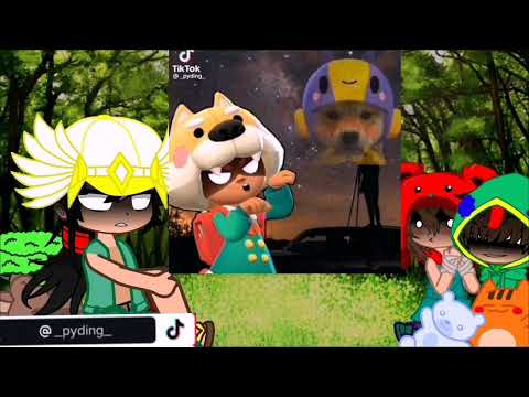 Видео: Реакция бравлеров на тт {Brawl stars}Нита, Леон и Бо. (2/?)