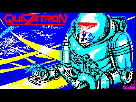 Видео: Quazatron. ZX Spectrum. Прохождение