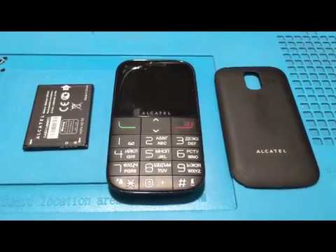 Видео: Alcatel 2000X утопленник.(Бабушкафон) Белый LCD. Нет изображения
