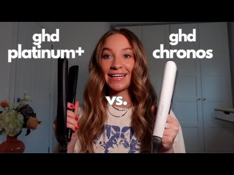 Видео: ghd Platinum+ против НОВОГО ghd Chronos! В чём разница между выпрямителями-утюжками? 🧐