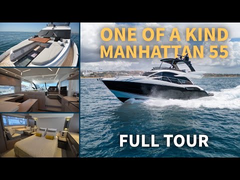 Видео: Sunseeker Manhattan 55 SIMPLY | Полное пошаговое руководство по этой потрясающей 55-футовой яхте ...