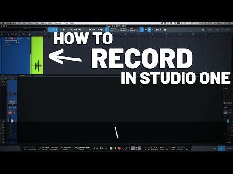 Видео: Как записывать в Studio One | PreSonus