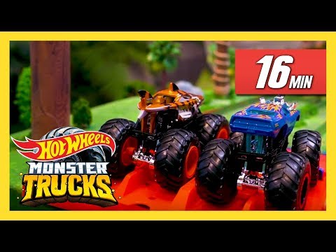 Видео: ЛУЧШИЕ испытания Monster Trucks! | Monster Trucks | @HotWheelsRussia 3+