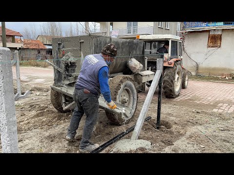 Видео: НАШ СОБСТВЕННЫЙ ТРАКТОРНЫЙ СМЕСИТЕЛЬ ЗАДНЕГО БЕТОНА
