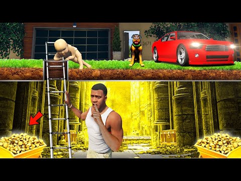 Видео: ФРАНКЛИН ҮЙДІҢ АСТЫНАН БАЙ БУНКЕР ТАПТЫ (GTA V)