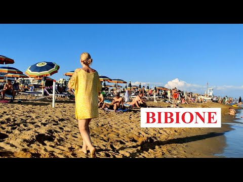 Видео: ЗНАМЕНИТЫЕ ПЛЯЖИ БИБИОНЕ В ИТАЛИИ. Цены космос! Bibione Italy