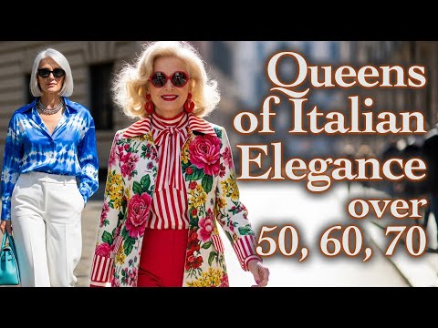 Видео: Как одеваются женщины после 50, 60 и 70. Потрясающие образы для зрелых женщин. Уличная мода Милана