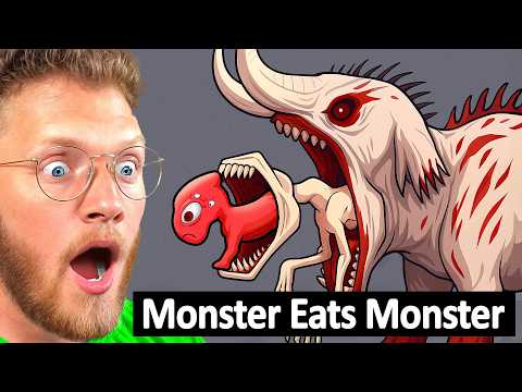 Видео: Реакция на монстров, поедающих монстров