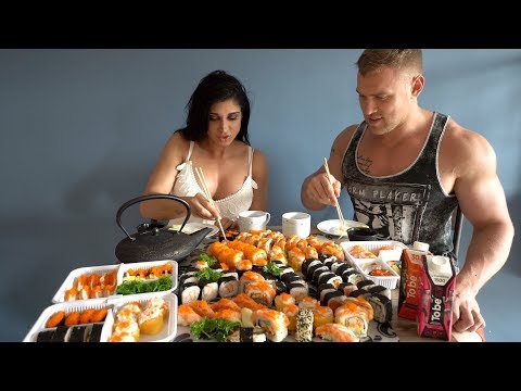 Видео: 120 Суши/Роллов ЗА РАЗ. CheatMeal Challenge 2. 120 Sushi.