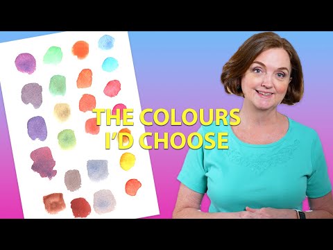 Видео: 7 цветов краски, которые я бы выбрал, если бы был новичком.