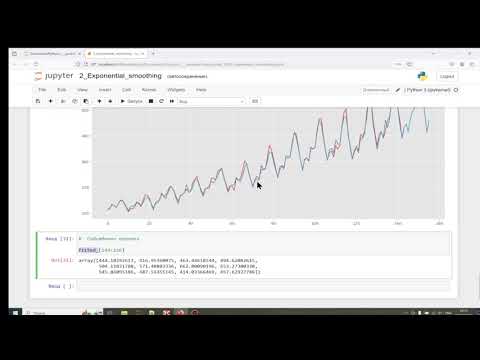 Видео: Прогнозирование с помощью экспоненциального сглаживания. Часть 3.  Примеры прогнозирования.