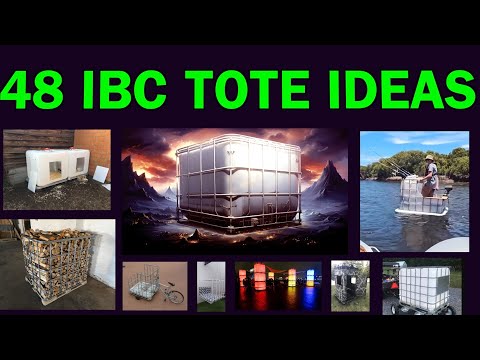 Видео: 48 идей для контейнеров IBC | Гениальные лайфхаки для переделки контейнеров IBC