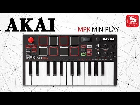 Видео: 3 в 1: AKAI MPK Mini Play - Midi клавиатура, контроллер и синтезатор.