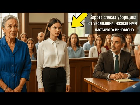 Видео: Сирота спасла уборщицу от увольнения, назвав имя настоящего виновного.