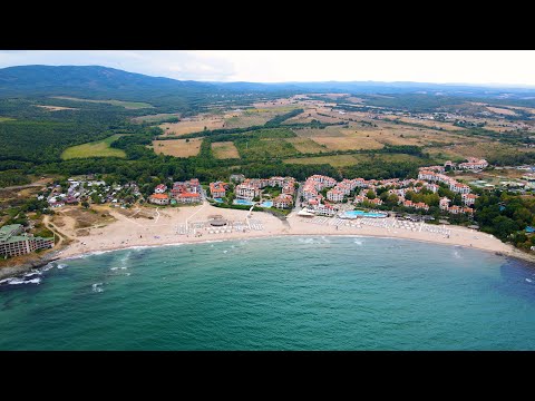Видео: Плаж "Къмпинг Оазис" и курорта "Оазис". Camping Oasis Beach and Oasis Resort.