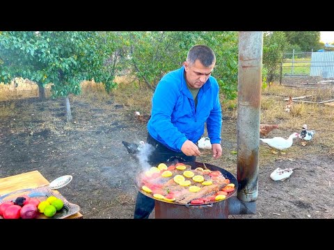 Видео: Деревенский Ужин / Рыба Жареная На Сковороде САДЖ / Как Приготовить Рыбу Вкусно?