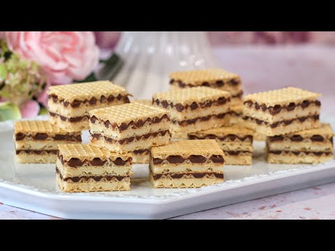 Видео: Великолепное вафельное печенье - очень вкусное, очень быстрое приготовление.