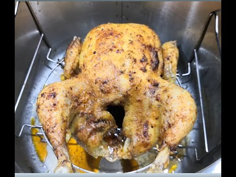 Видео: Instant Pot Pro Crisp мультиварка-скороварка + Air Fry. Запекаю целиком курицу