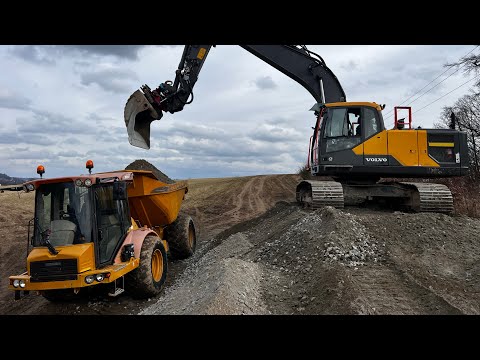 Видео: Мы купили Hydrema 912 D, Строительство подъездной дороги 260 м