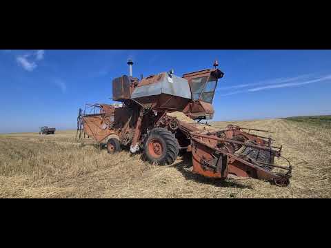 Видео: Подобрать урожай на Нива СК-5 и вывезти на Газ 3307