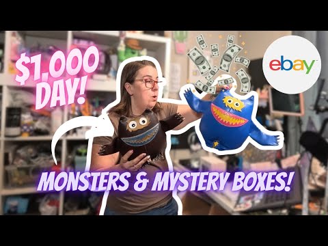 Видео: 🧟 Монстры, таинственные коробки и деньги! 💰 Что продаётся на eBay к Хэллоуину 🎃