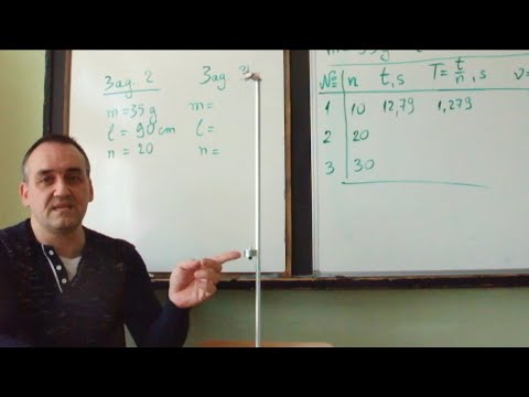 Видео: Определяне на период и честота на трептене (лабораторна работа)